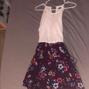 Lily Rose Mock Neck Floral Dress